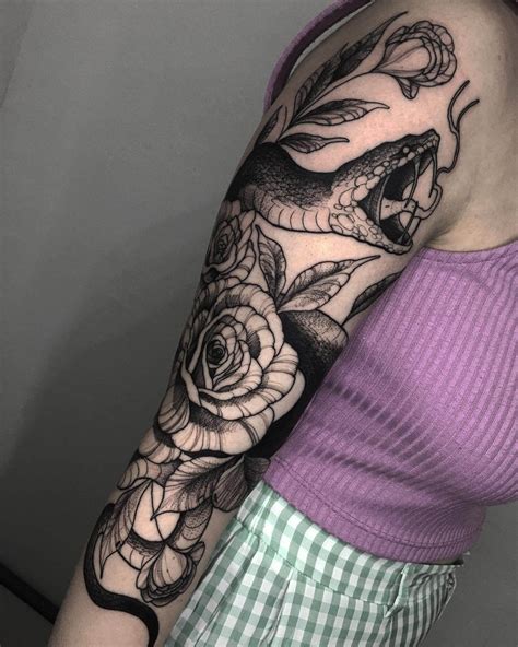 Snake Arm Tattoo Ideas for a Fierce Look